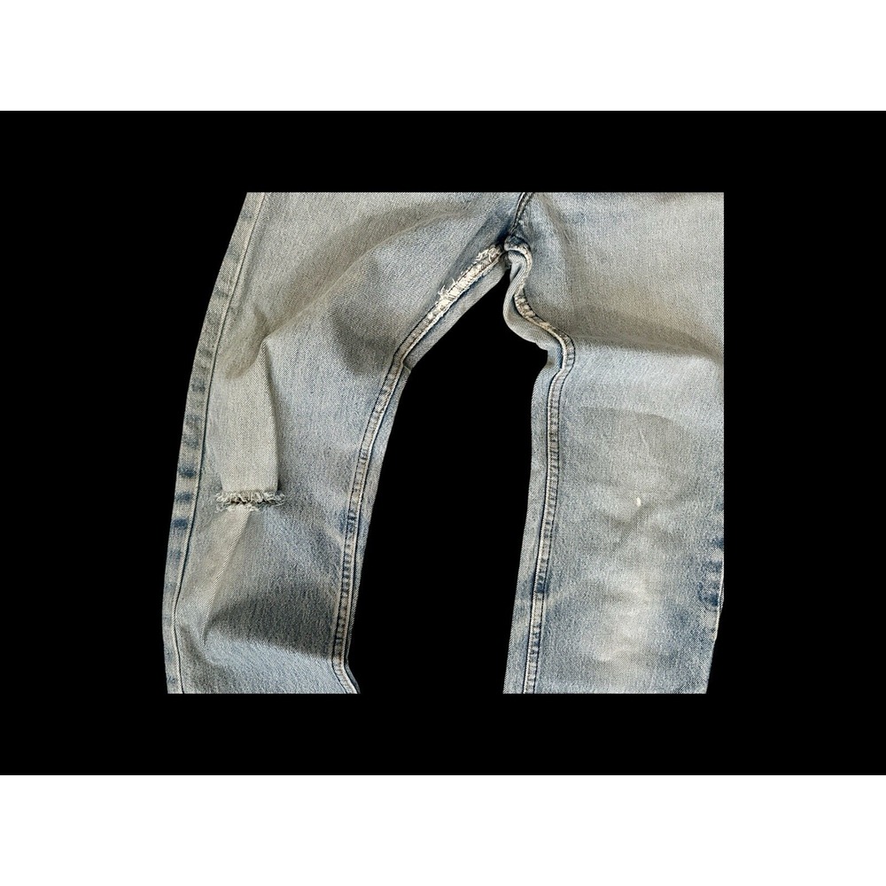 Vintage 80's Levi's Jeans Womens 23.5x29 Blue Made In USA Distressed - Picture 5 of 16